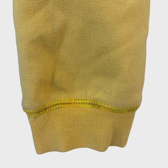 Y2K Oakley Graphic Zip-Up Hoodie Womens Size Small Yellow Long Sleeve Sweatshirt - Picture 9 of 13